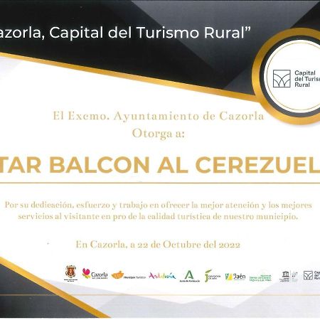 Alojamiento Balcon Al Cerezuelo Cazorla Bagian luar foto